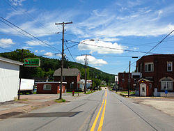 Garrett, Pennsylvania, looking east on PA 653 (Jackson St).