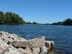 View from dam