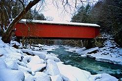 McConnel's Mills covered bridge over Slippery Rock Creek.jpg