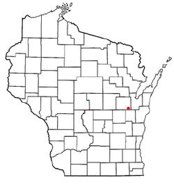 Location of Buchanan, Wisconsin