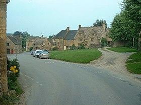 Guiting Power, looking South East down the village - geograph.org.uk - 53440.jpg