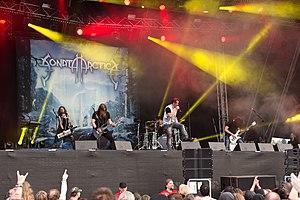 Sonata Arctica performing live at Rockharz Open Air in July 2016