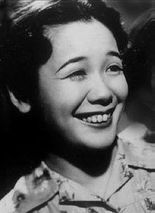 Shizuko Kasagi in the film Ginza Kankan Musume