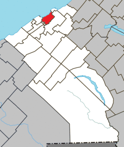 Location within La Mitis RCM