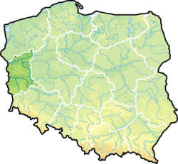 Location within Poland