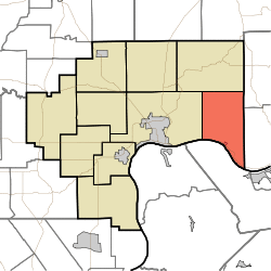Location in Jefferson County