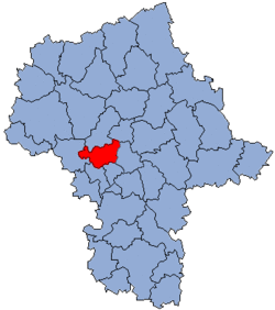 Location within the voivodeship