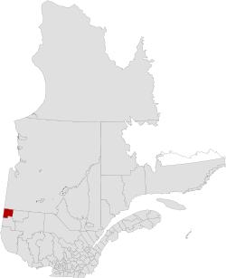 Location of Abitibi-Ouest