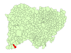 Location in Salamanca