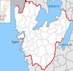 Tjörn Municipality in Västra Götaland County.png