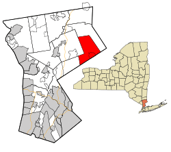 Location of Pound Ridge, New York