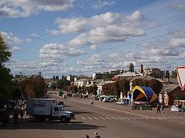 Main street of Korosten