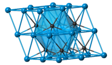 α-Tungsten carbide in the unit cell