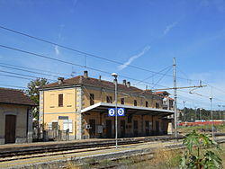 Rail station of Bistagno.
