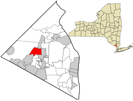 Location in Rockland County and the state of New York.