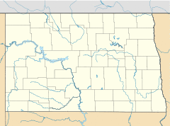 KVLY-TV mast is located in North Dakota