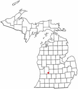 Location of Alto, Michigan