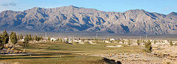 North Las Vegas and the surrounding Las Vegas Range