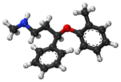 Atomoxetine ball-and-stick model.png