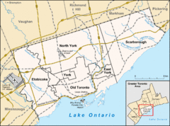 Mimico Creek is located in Toronto