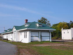 The Old Train Station in Dublin, Virginia.