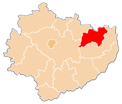 Location within the voivodeship