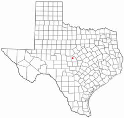 Location of Richland Springs, Texas