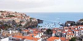 View of the centre of Câmara de Lobos