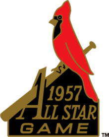 1957 Major League Baseball All-Star Game logo.png