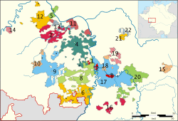 The Oberämter of the Electoral Palatinate, 1789