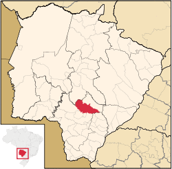 Location in Mato Grosso do Sul state