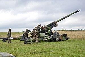 French TRF1 155 mm, live-fire exercise for Combined Endeavor 2013 .jpg