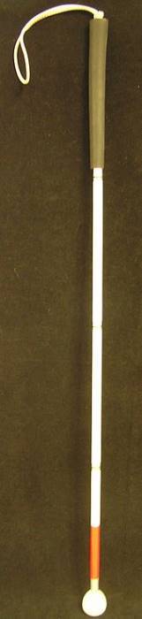A long white cane