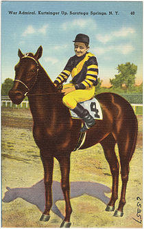 War Admiral, Kurtsinger Up, Saratoga Springs, N. Y.jpg