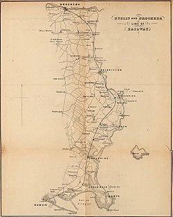 Dublin and Drogheda Railway map 1855.jpg