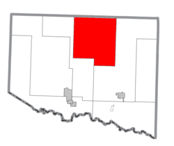 Location within Iron County