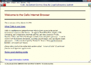 An Internet browser from the Cornell Legal Information Institute.