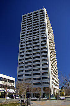 Lovett Tower in Woden Town Centre.jpg
