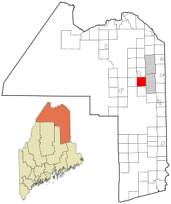 Location of Mapleton, Maine