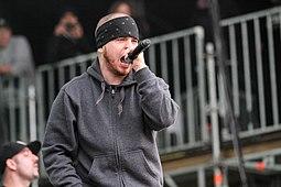 Jamey Jasta performing in 2013