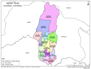 Mahottari District with local level body