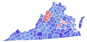 Virginia Senate Election Results by County, 2008.svg