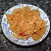 Rehydrated jellyfish strips