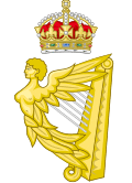 Crowned Harp (Tudor Crown).svg