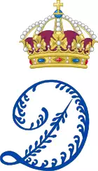Royal Monogram of Queen Désirée of Sweden.svg