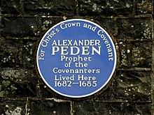 Plaque, Alexander Peden (geograph 2320459).jpg