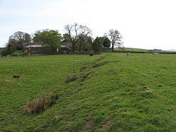 Carvoran (Magna) Roman Fort - north boundary, and Corvoran Roman Army Museum - geograph.org.uk - 1374187.jpg