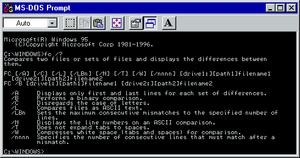 The Microsoft Windows 95 fc command