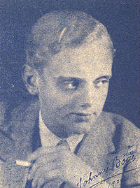 Johnny Bode (1912–83) at the beginning of his musical career. Photo from the Swedish magazine Charme 1931.