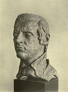Bust of Bernard van Dieren, by Jacob Epstein